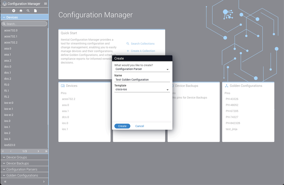 Create Dialog