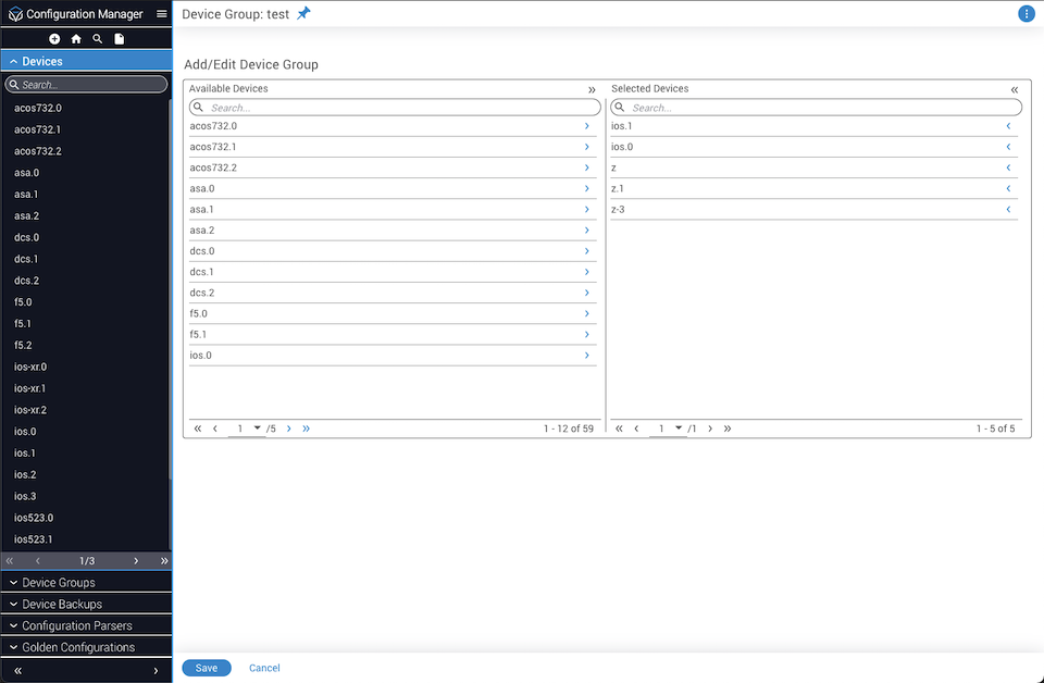 Edit Device Group