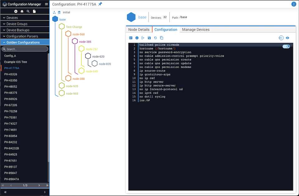 Configuration Spec