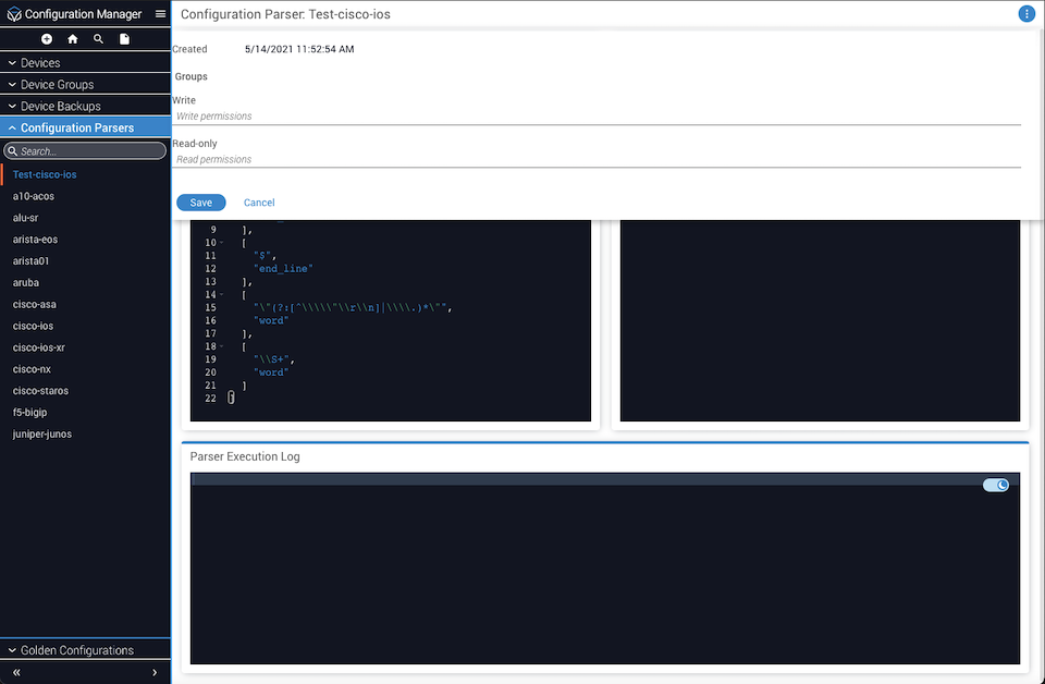 Configuration Parser